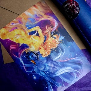 Ruhn and Lidia - Art Print - Crescent City