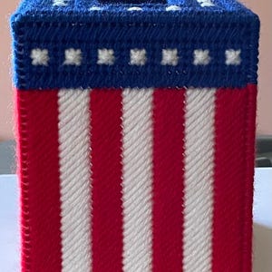 Patriotic Kleenex Box Cover