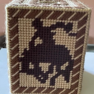 Cowboy Kleenex box cover