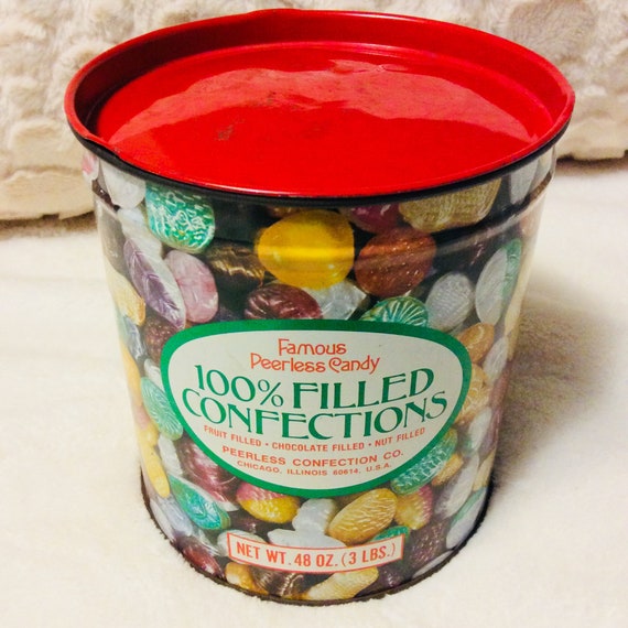 Jahrgang Bonbons Weihnachten Blechdose Von Unvergleichlicher