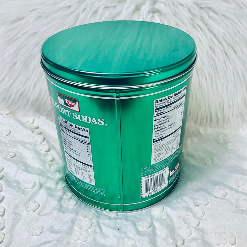 Vintage Keebler Cracker Tin Box Saltine Export Sodas Green Elf Etsy