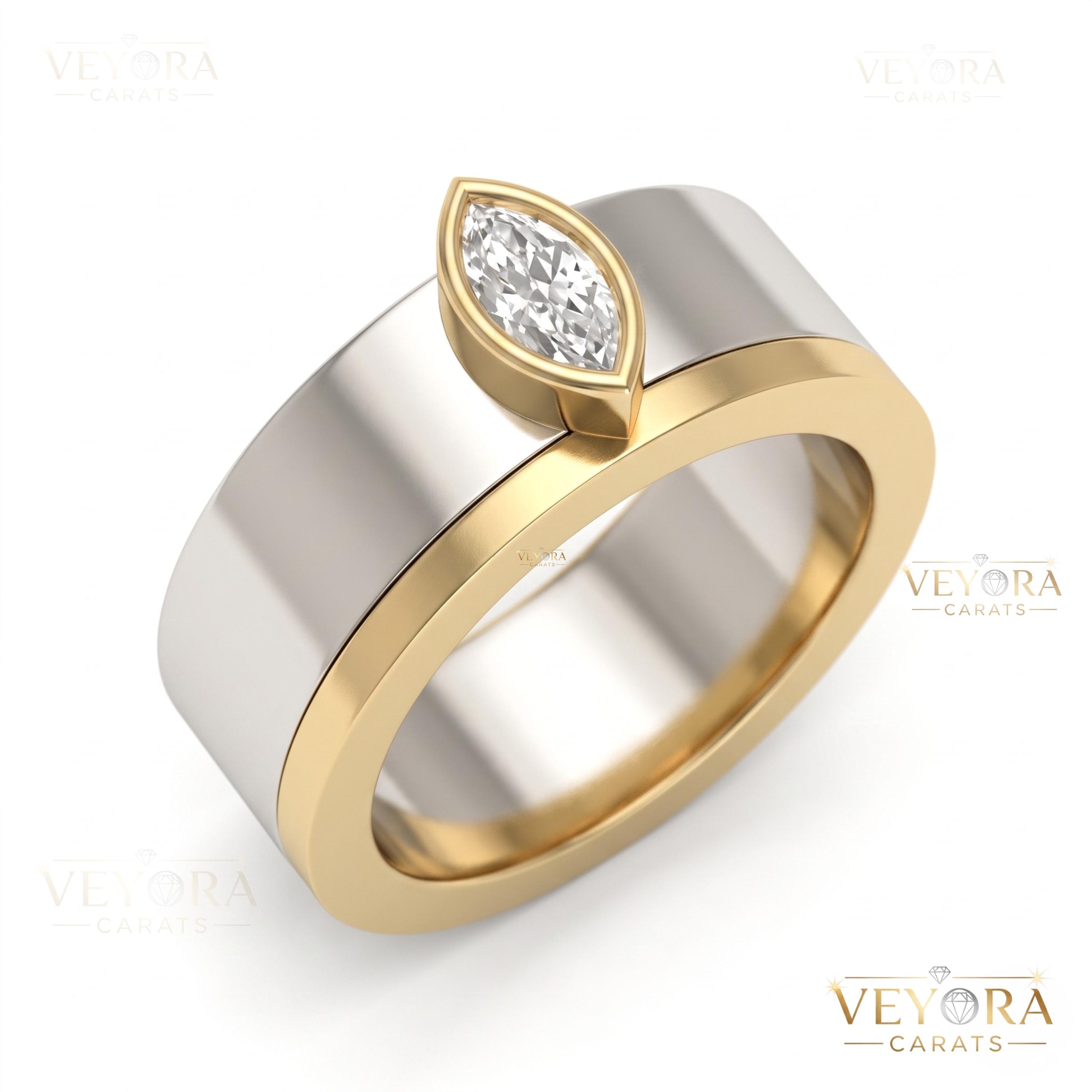 14K Gold Oura Ring Cover Marquise Smart Ring Jacket Oura Diamond Wrap & Accessory Ring Huggie Smart Ring Cover Veyora Carats