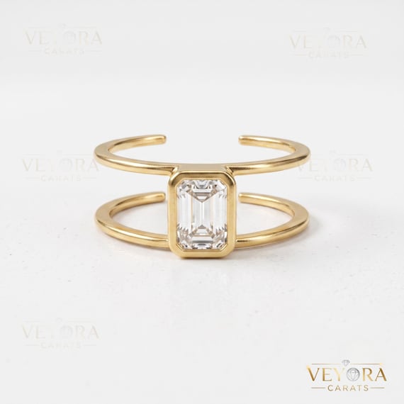 Emerald  Oura Ring 5 Cover 14K Solid Gold Smart Ring Jacket Silver Oura Enhancer Diamond Protector | Oura 5 Ring Stacker