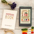 Embroidery Stitch Book Kit for Beginners: Canvas Fabric Sketchbook product logo