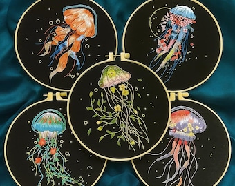 3D Octopus Bead Embroidery Kit - DIY Ocean Craft For Beginners & Adults, Includes Beads, Wire & Instructions, Fun Creative Project