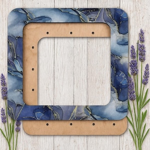 Magnetic embroidery hoop, Square Wooden cross stitch hoops, Photo Frame, Cross Stich Hoop  Plastic Canvas, Craft supplies