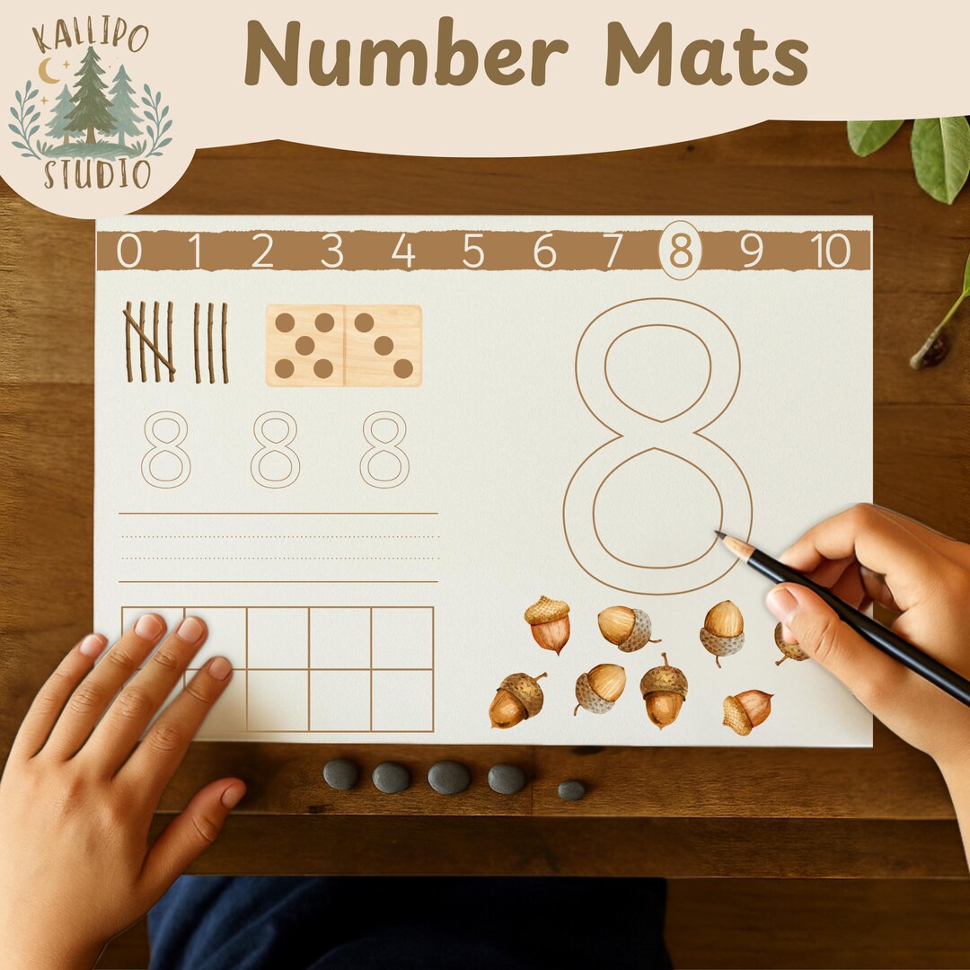 Number Mat Teacher Resource for Classroom Math Printable Number ...