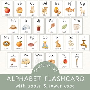 Alphabet Flashcards Learning Display Cards For Alphabet Flashcard Bundle For Home Learning Resource For Alphabet Resources For Teachers
