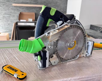 Festool TS 55 to DeWalt DWV9000 Adapter | Dust Extractor Hose Adapter | TS55 Vacuum Adapter