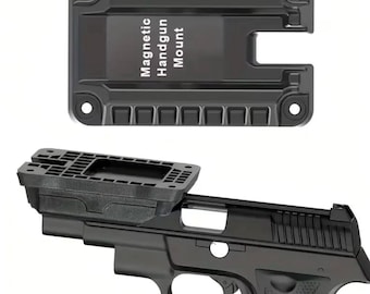 Magnetic Concealed Pistol Gun Holder For Car Magnet Mount Under Desk Holster