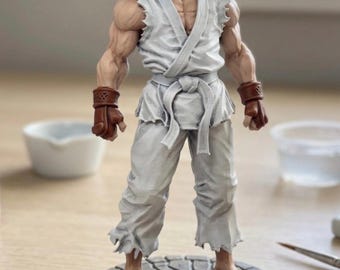 Ryu - Street Fighter Classic Warrior Statue - *Unpainted* - Action Figure