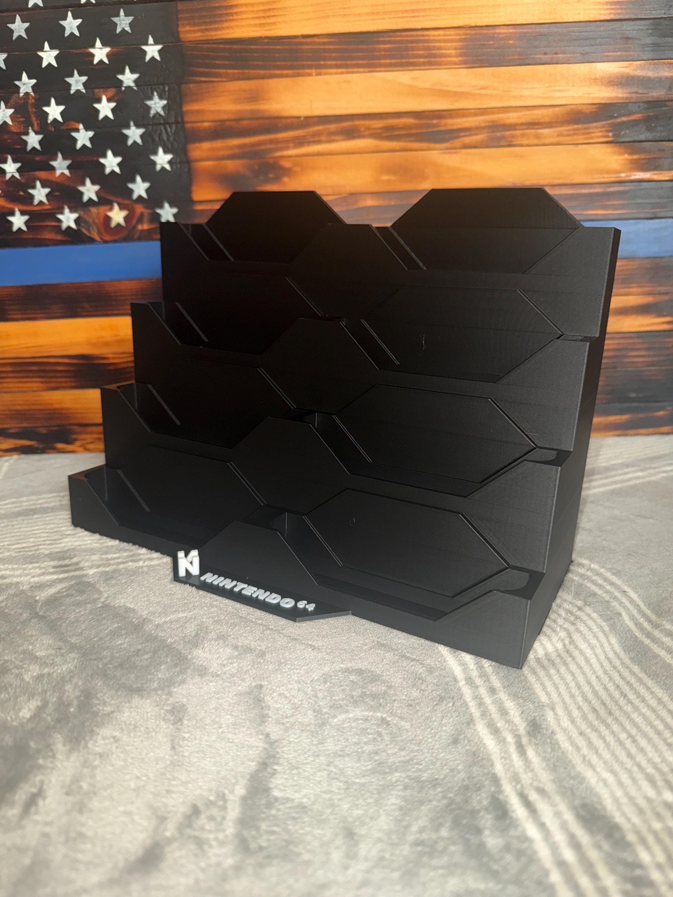Nintendo 64 Cartridge Display Stand, 3D Printed N64 Game Cartridge ...