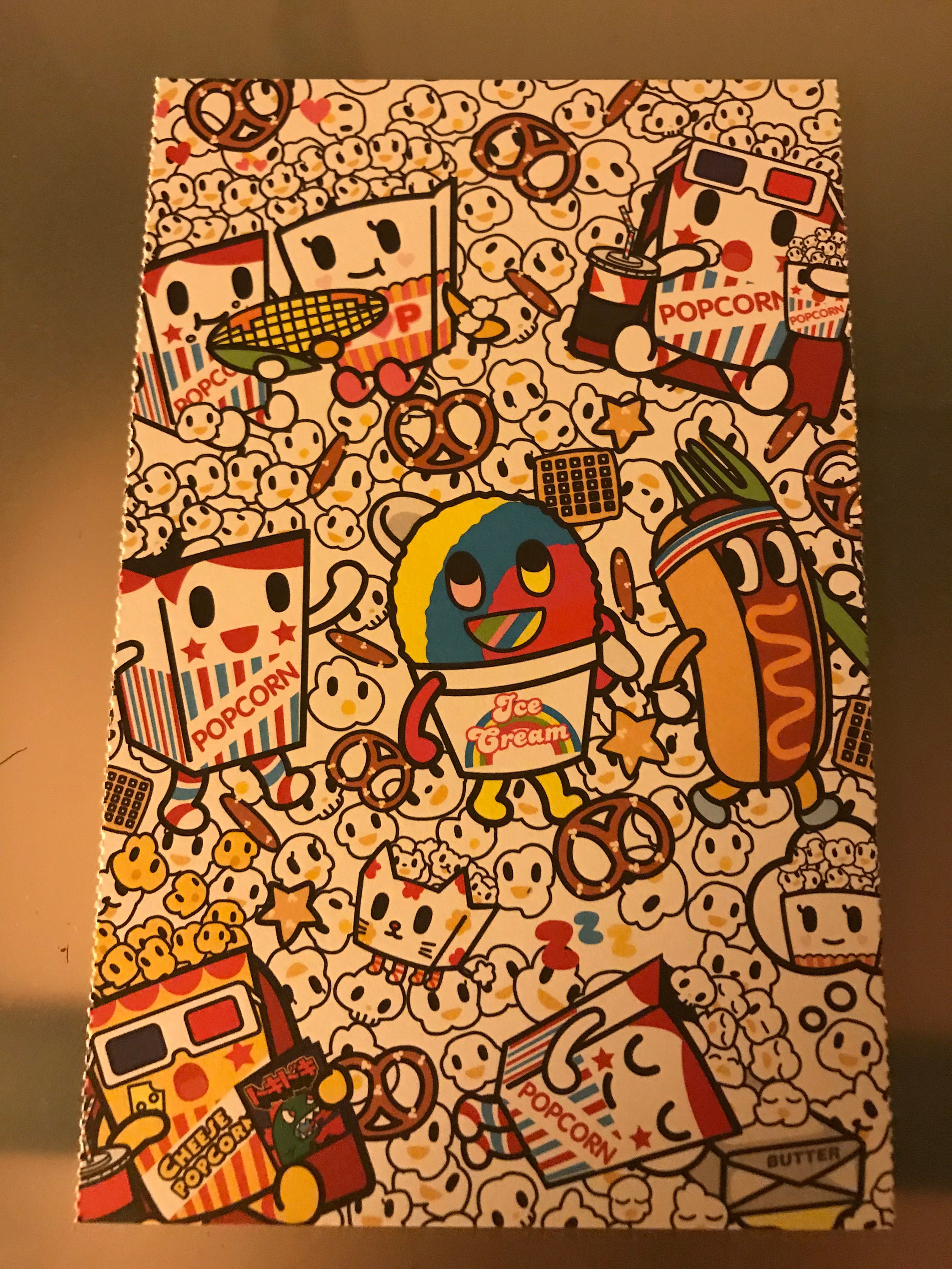 Tokidoki Popcorns and Snack Frenzy Postcard - Etsy