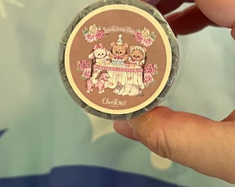 Fairy teddy party Japanese washi tape by Cherish 365