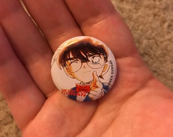 Detective Conan pinback button