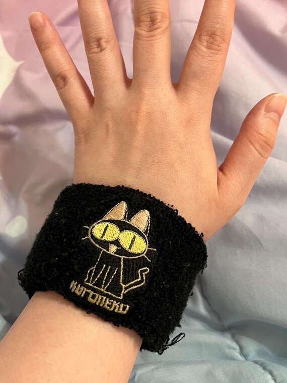 Triggun Kuroneko Black Sweat Wristband (preowned) View 5