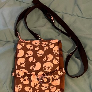 Skull mini crossbody bag