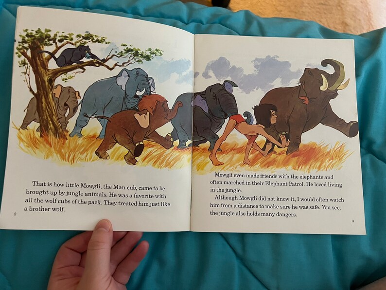 Buy Disneys the Jungle Book Read Along Book no Cassette Online in India Etsy
