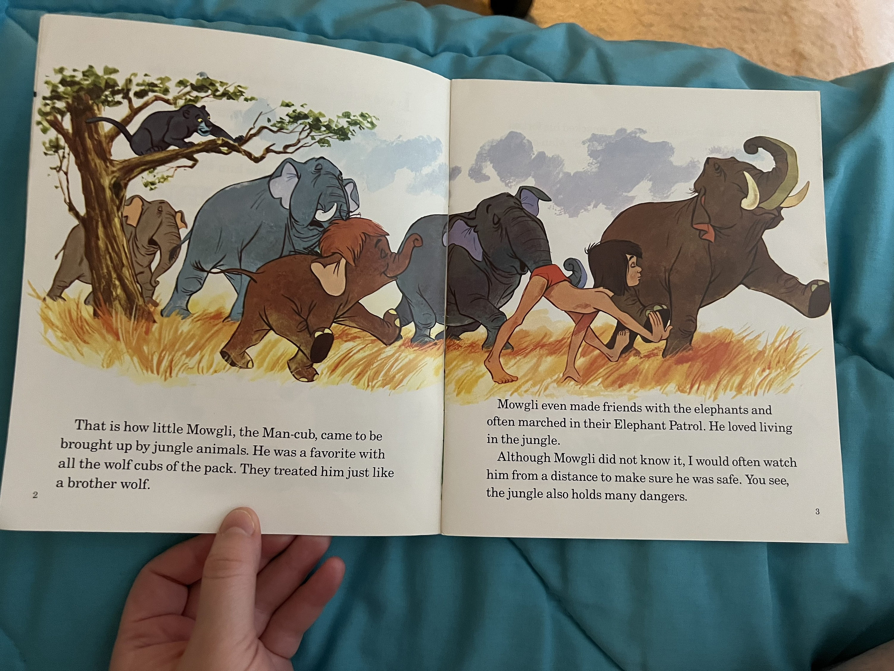 Disneys the jungle book read along book no cassette etsy