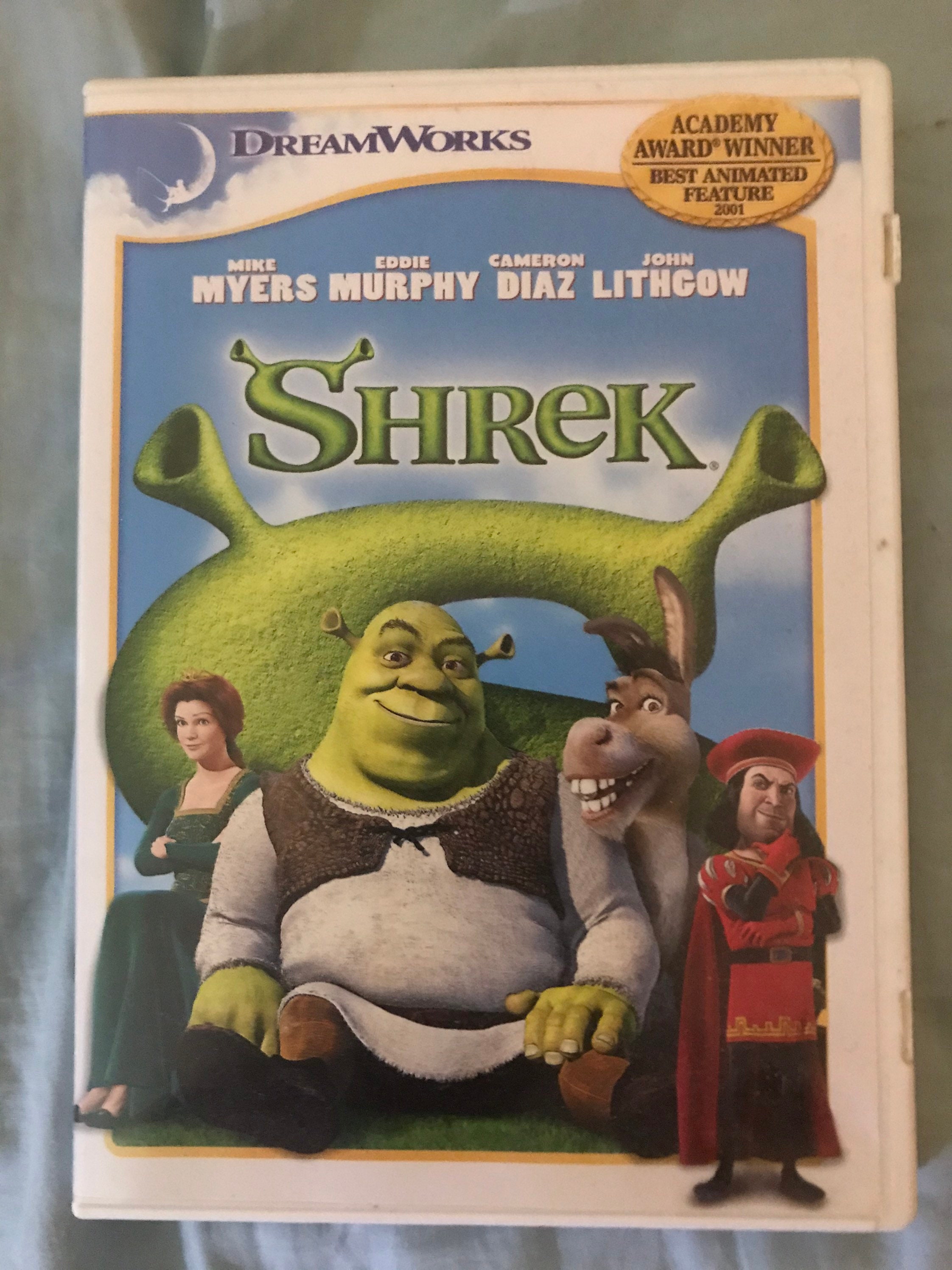 Shrek Dvd Cover