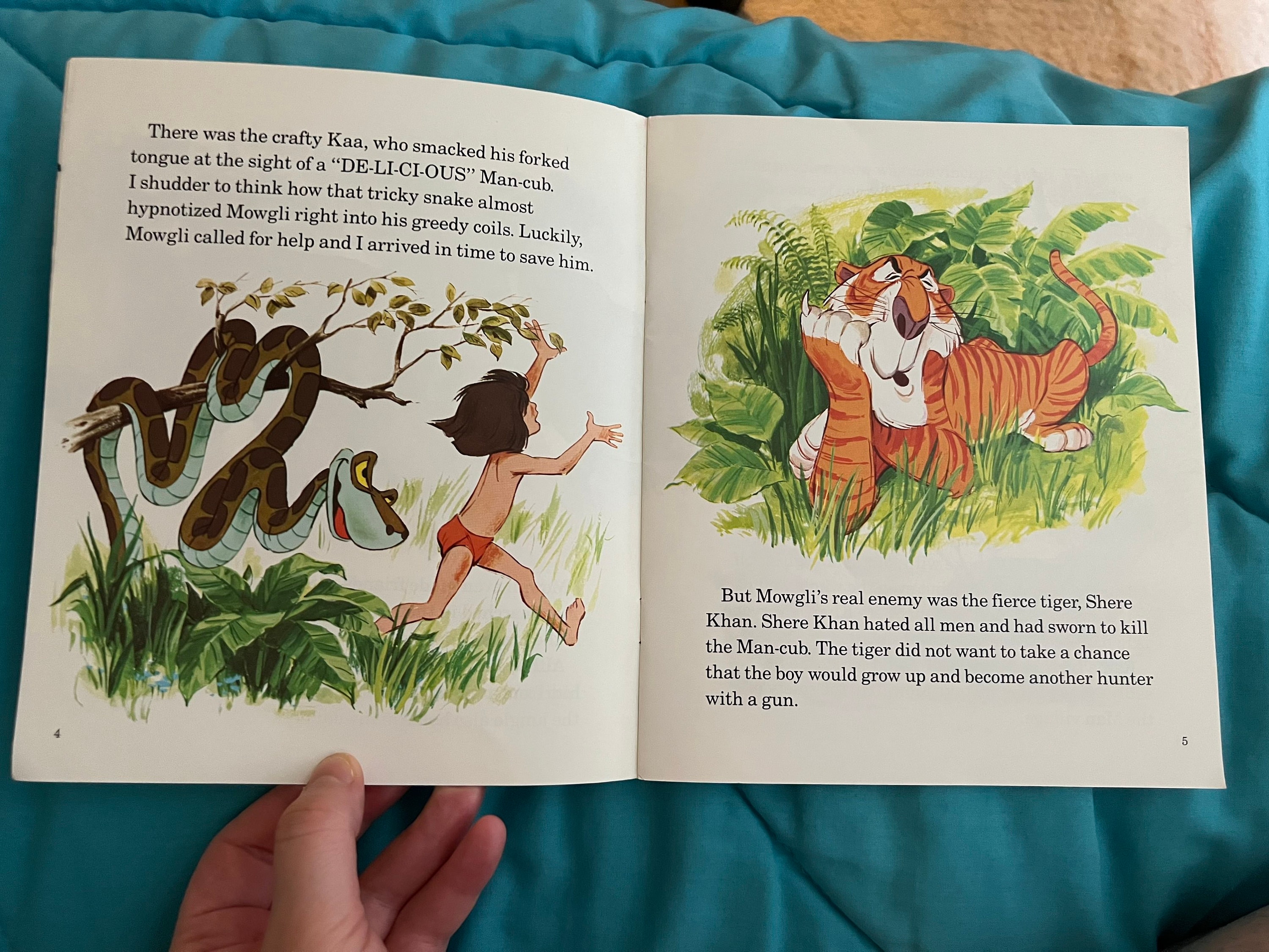 Disneys the jungle book read along book no cassette etsy