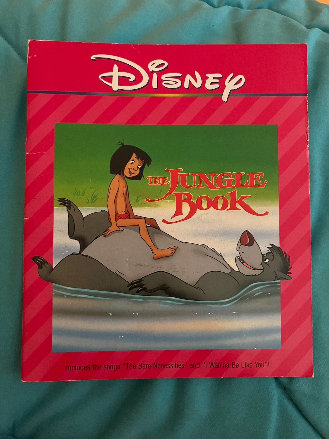 Disneys the Jungle Book Read Along Book no Cassette Etsy UK