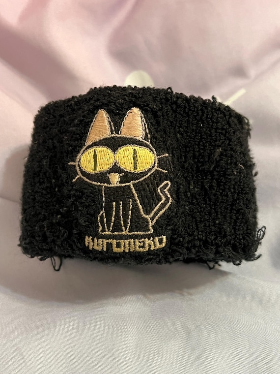 Triggun Kuroneko Black Sweat Wristband (preowned)