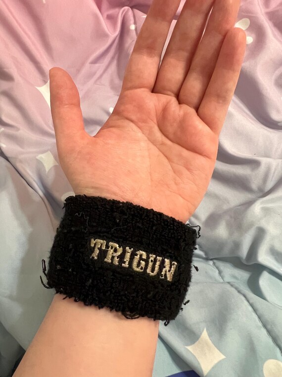 Triggun Kuroneko Black Sweat Wristband (preowned) View 6