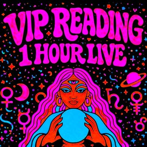 VIP LIVE READING • 1 Hour • Same Day • Live Video Call • 1:1 Private Session • Immediate Clarity • Psychic Tarot • Urgent Priority