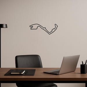 Aanpasbaar houten Formule 1-circuit voor aan de muur