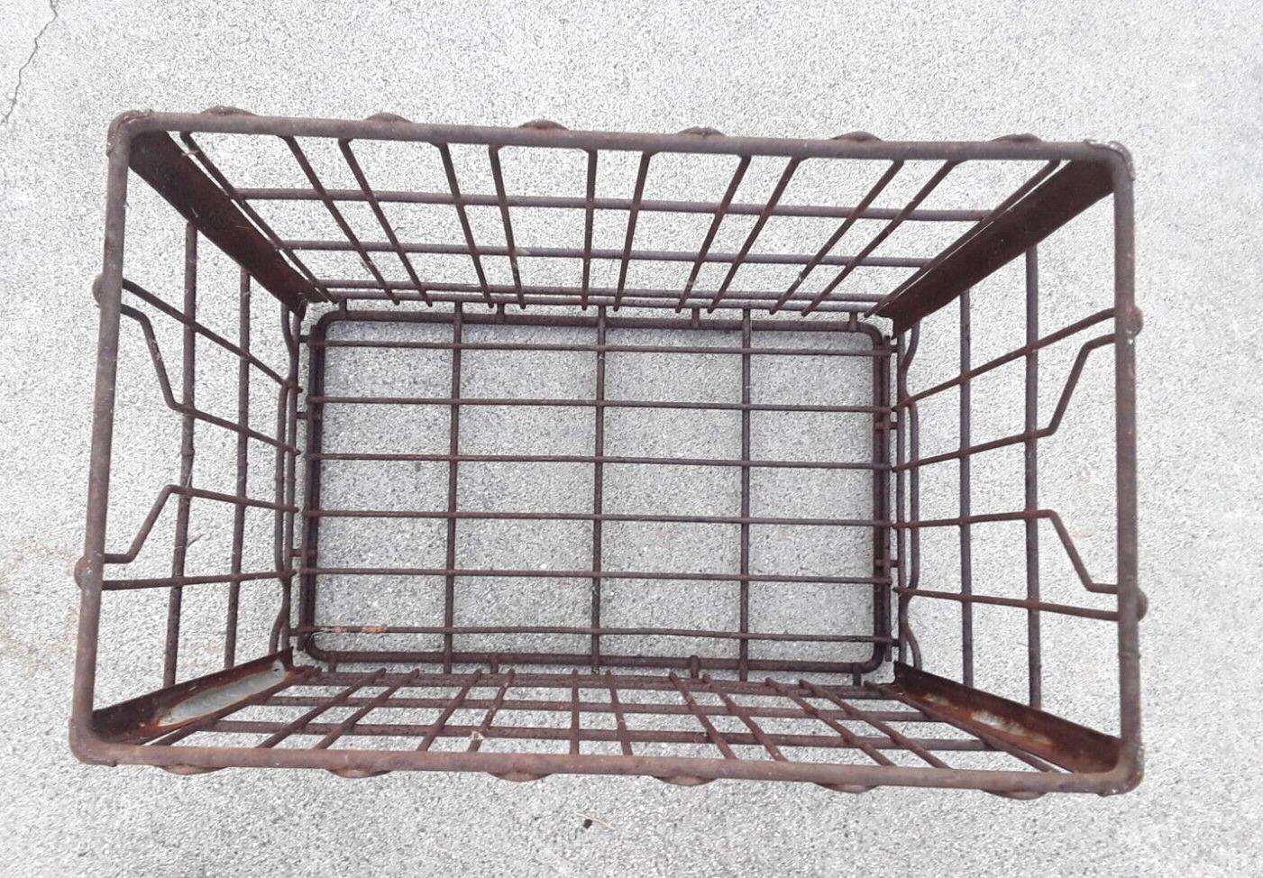 Vintage Carnation Wire Metal Crate 5-58 Los Angeles - Etsy Israel