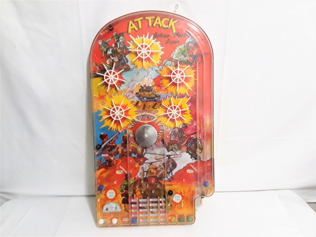 Vintage Large Wolverine Attack Pin Ball Game - Etsy