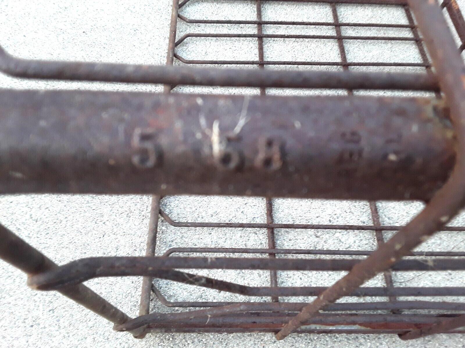 60s Vintage Carnation WireCrateワイヤークレート❶ Vintage Carnation Wire Metal Crate 5-58 Los Angeles - Etsy