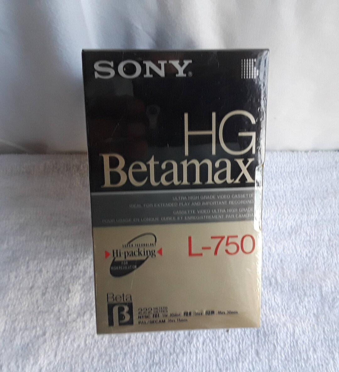 Vintage Sony Betamax Video Cassette Tapes L 750 / New - Etsy