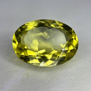 Natural Faceted Lemon Quartz,Jewelry Making, Quartz for pendant,Weight - 17.60 cts
