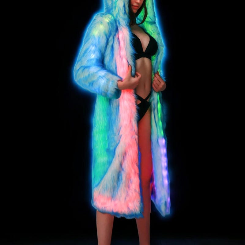 Festival Fur Coat LED Jacket