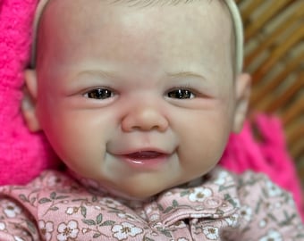 Ready to Shipping-Hon – 19” Handmade Reborn Doll | Articulated Cloth Body | Silicone Vinyl Limbs