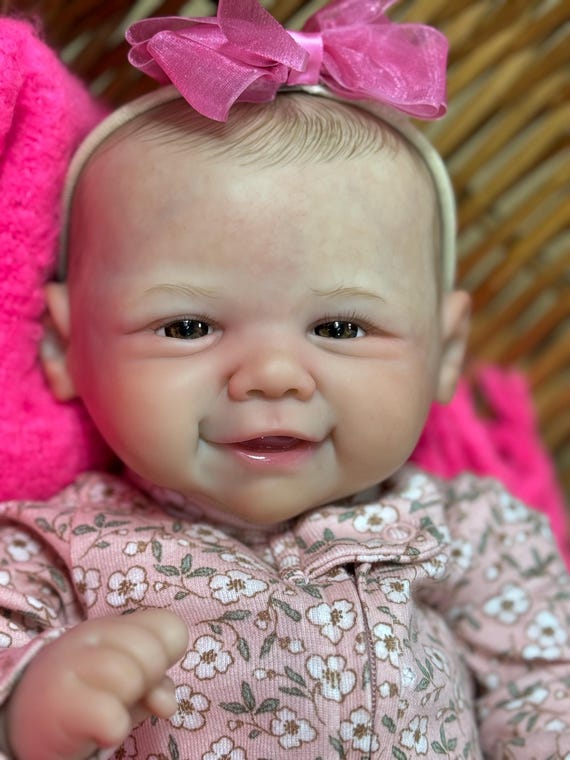 Ready to Shipping-Hon – 19” Handmade Reborn Doll | Articulated Cloth Body | Silicone Vinyl Limbs