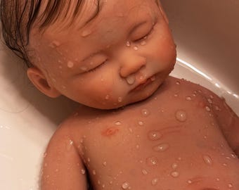 READY SHIPPING Silicone Reborn Doll Layla: Soft Full Body, 16 Inch