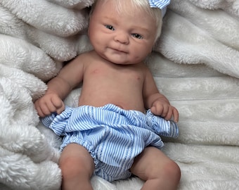 Full Body Silicone Reborn Baby: 15inch Bella