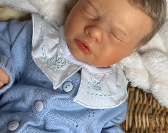 Muñeco bebé reborn realista, de vinilo, recién nacido.