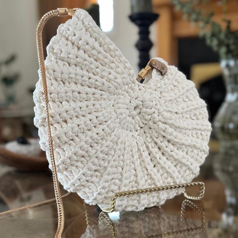 Shell Crochet Purse White - Etsy