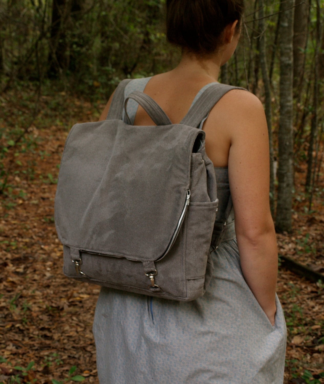 corduroy backpack purse
