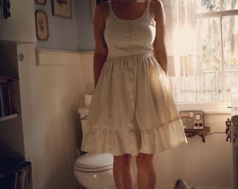 organic cotton pin-tuck sun dress