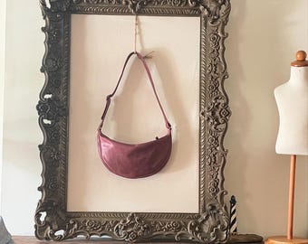 adjustable leather hip/ shoulder/crossbody bag