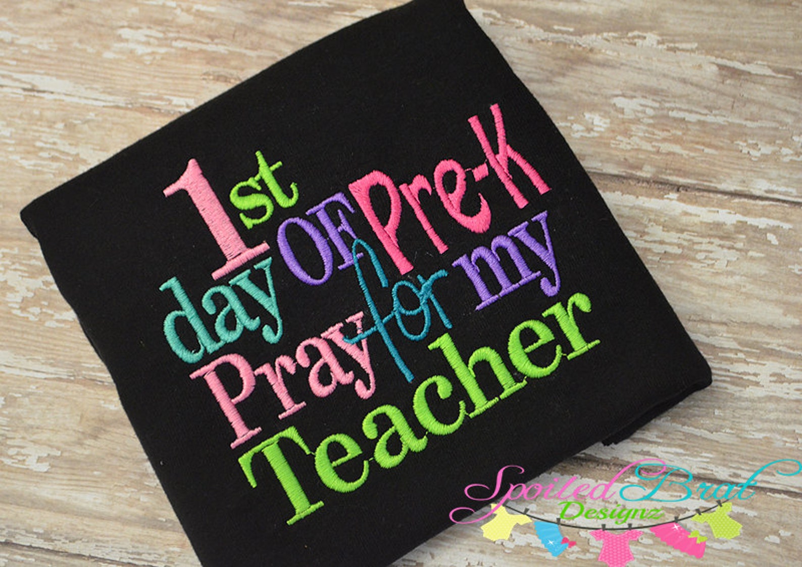First day of pre k shirt custom made school designs boys or etsy