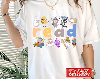 T-shirt voor leraar lezen, shirt leraar leven, shirt leraar, shirt kleuterschool cadeau voor leraar terug naar school tshirt dier grafisch T-shirt