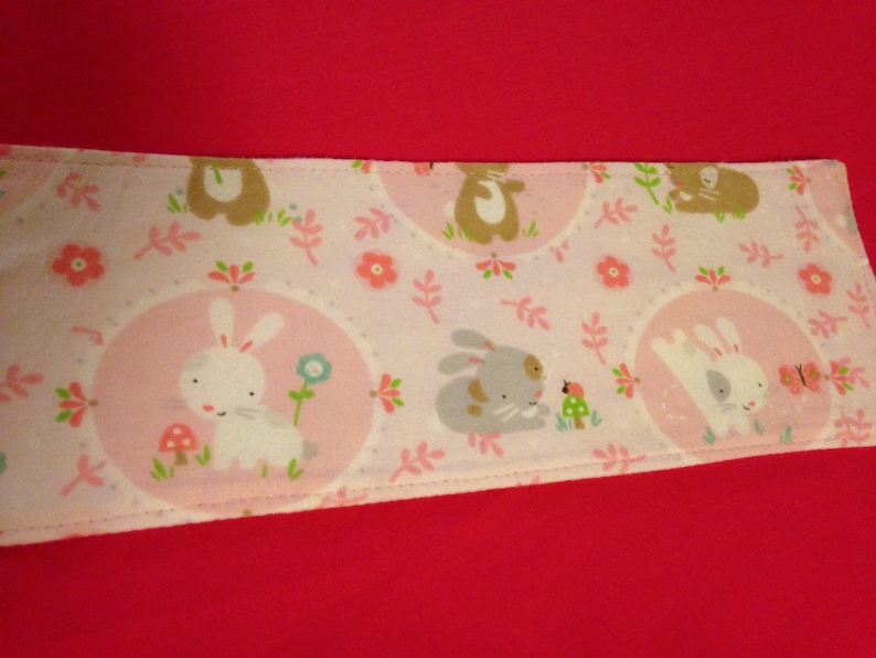 Crayon Roll Up Holder Case Bunnies Rabbits Butterflies Flowers Mushrooms Ladybugs Handmade Holds 16 Crayons Overstock Sale