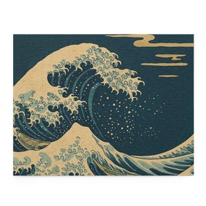 Puzzle d&#39;art japonais inspiré de l&#39;Ukiyo-e