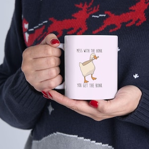 Unique Goose Mug | Cute Ceramic Goose Coffee Cup | Animal Lover Gift | Handmade Goose Mug | Cozy Morning Drinkware
